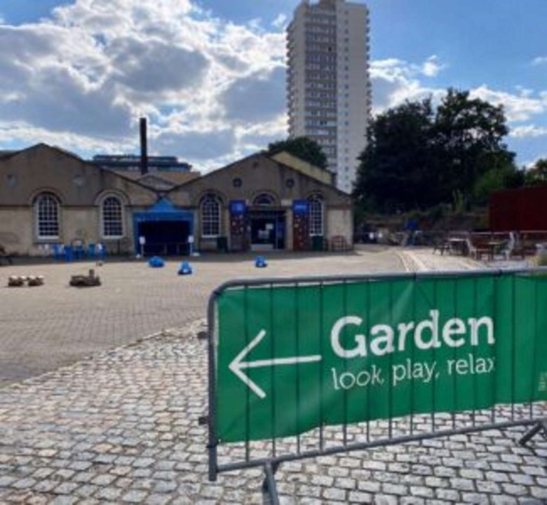 entrance to london museums of water and steam