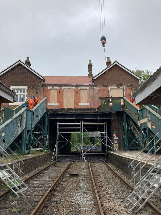 Eridge Station footbridge