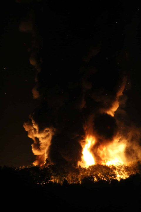 Llanelli train fire