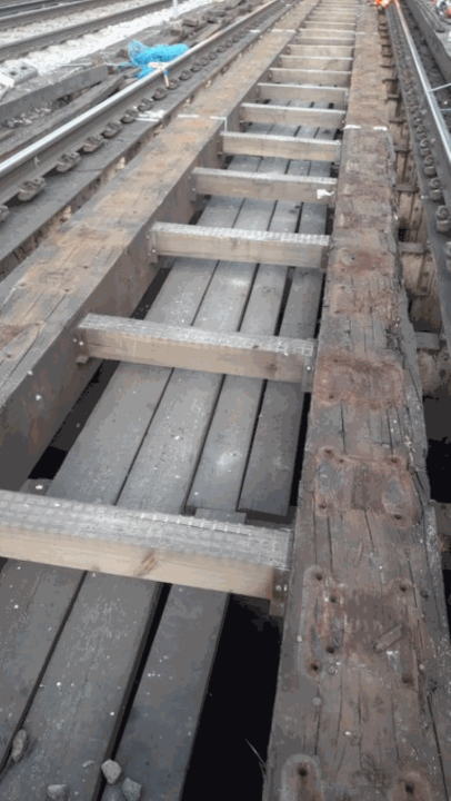 New Hardwood Timber Fitted // Credit Network Rail