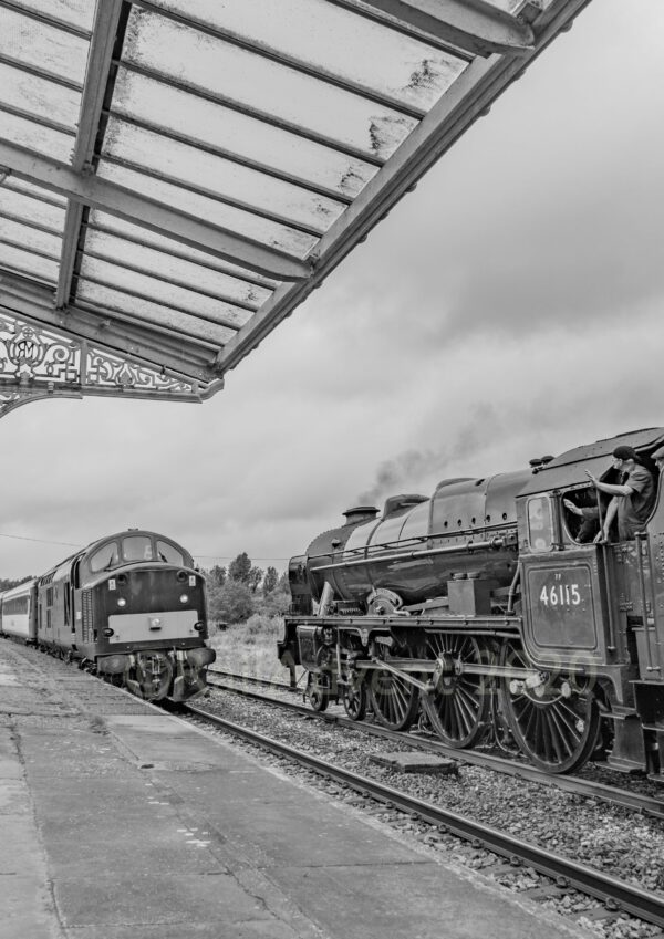 37521 and 46115 Scots Guardsman at Hellifield