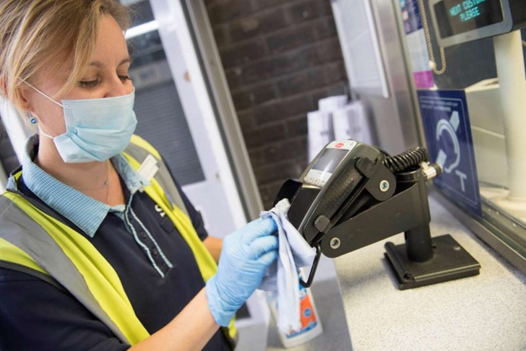 Swab testing at stations