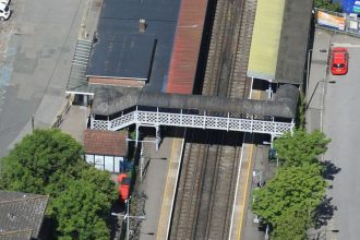 West Wickham station footbridge work complete