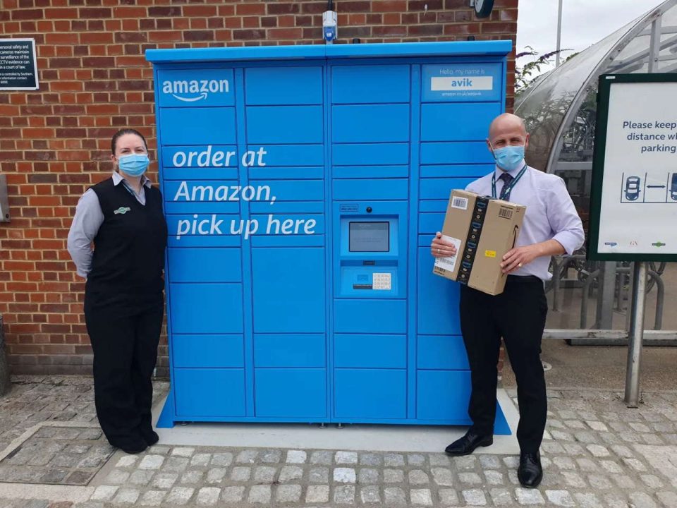 Amazon Locker at railway stations thanks to partnership