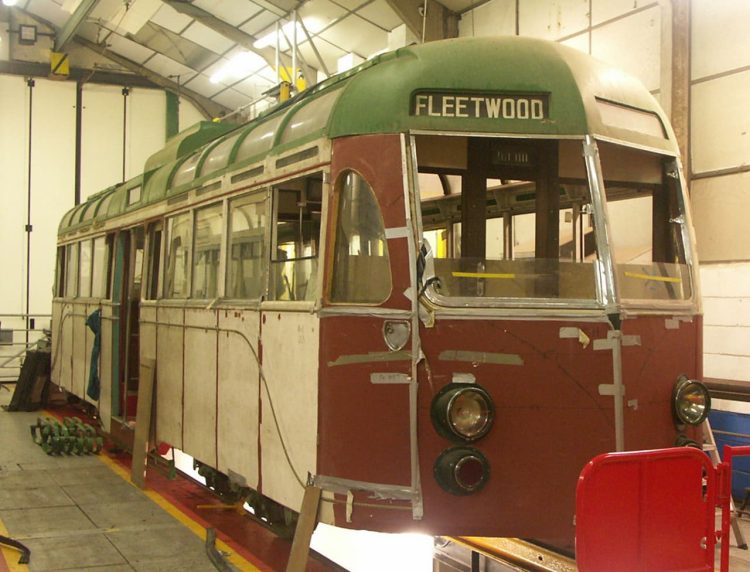 Crich announce £373,000 restoration of Blackpool 298 tram