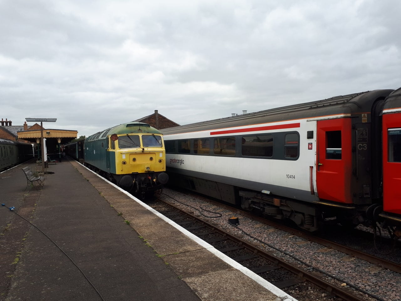 Class 47 at the Mid Norfolk Railway