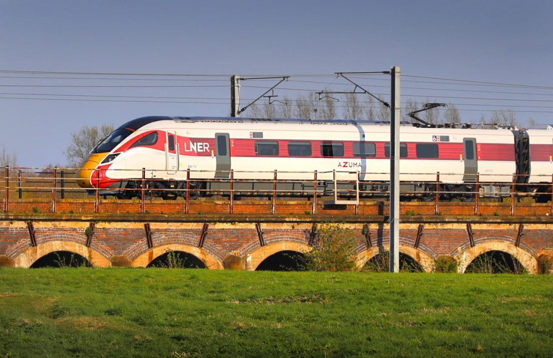 LNER Azuma on the East Coast Main Line