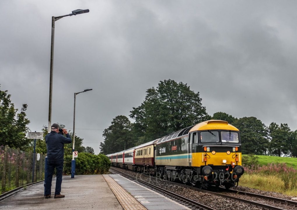 47712 Lady Diana Spencer at Long Preston - Rail Charter Services' Staycation Express