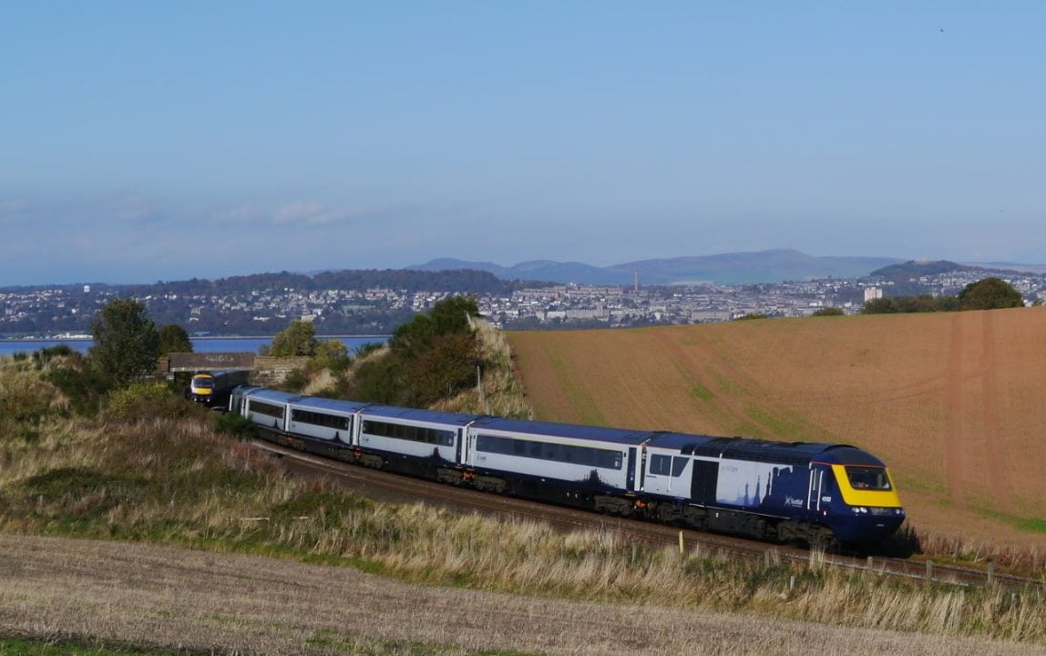 ScotRail HST near the Tay Bridge