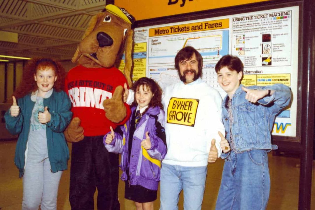 Cast of Byker Grove Tyne and Wear Metro