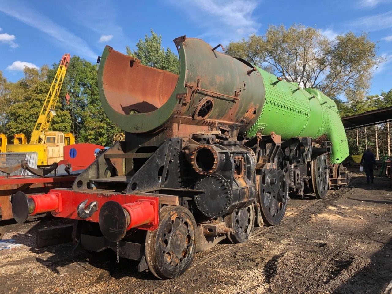 Boiler lift for 35011 General Steam Navigation