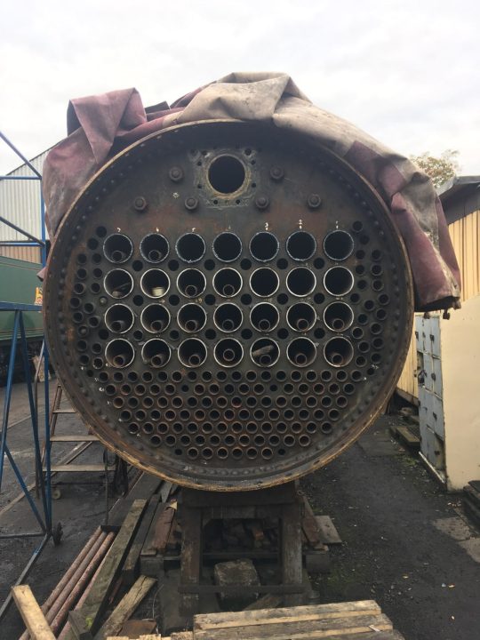 Boiler work on LMS Black 5 No. 45491