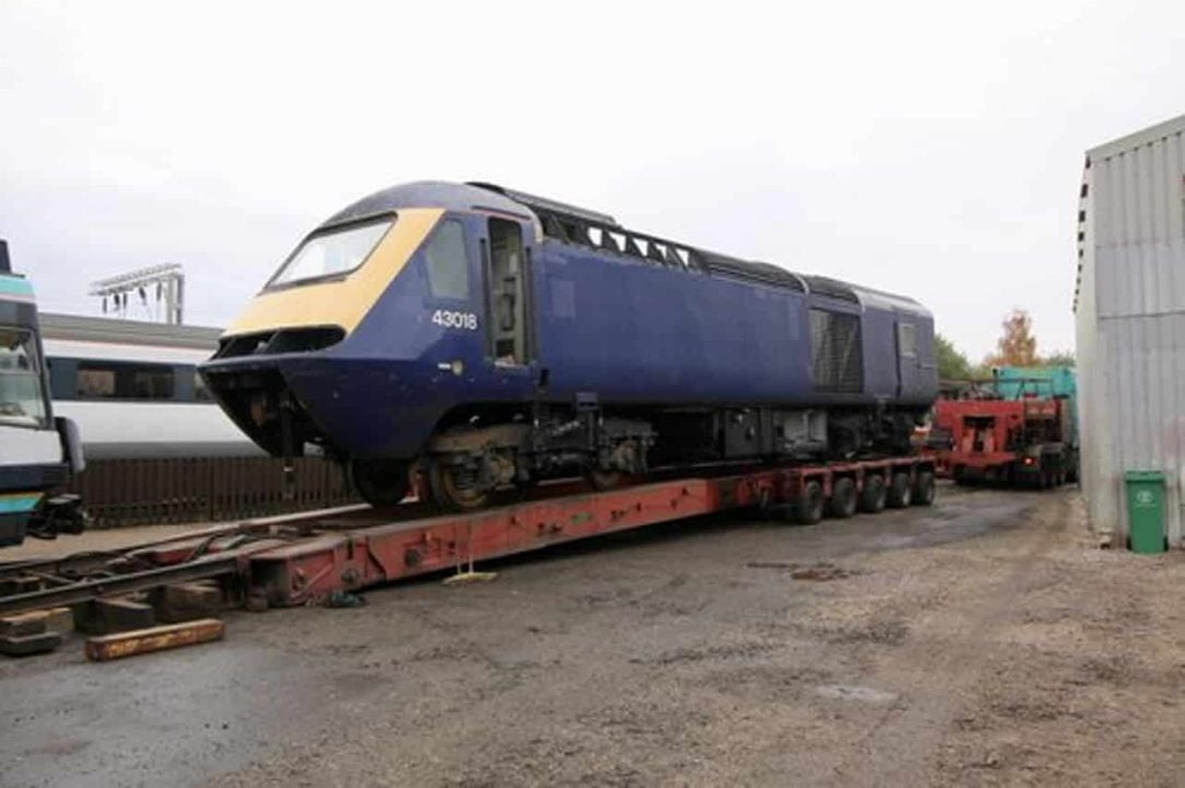 43018 arriving at Crewe Heritage Centre