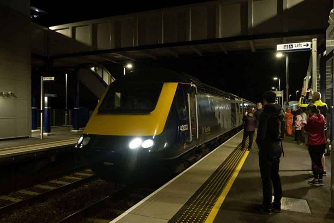 Kintore railway station reopening