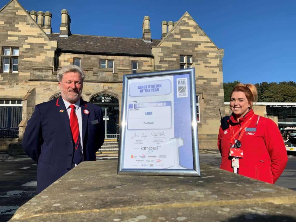 LNER Highly commended award for Durham Railway Station