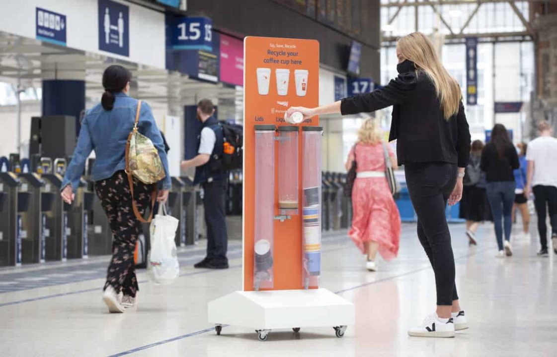 Network Rail Recycle Coffee Cups