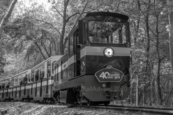 John Rennie heads for Willow Lawn - Ruislip Lido Railway