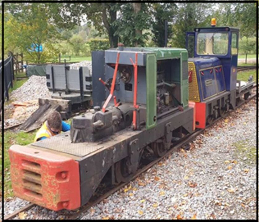 Ruston 48 DLG RH497760 at the Old Kiln Railway