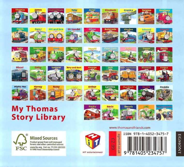 Thomas and Friends Book 28 Diesel Back Cover