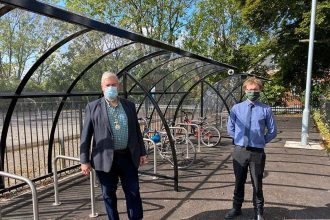 Stroud railway station has new cycle parking spaces