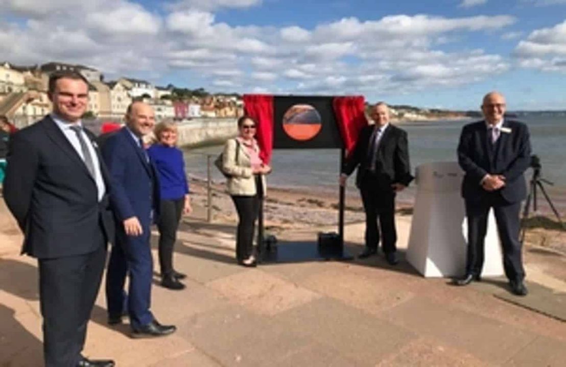 opening of new Dawlish seawall