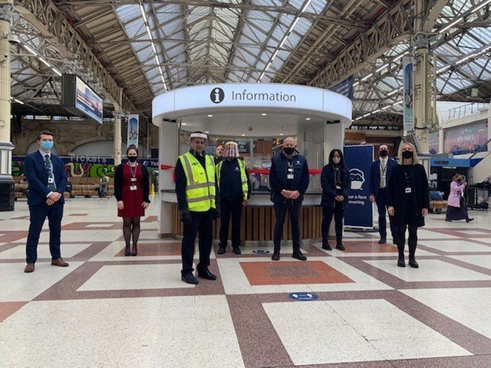 London Victoria Station Customer Information Point