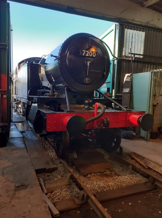 7200 with tanks, cab and smokebox fitted