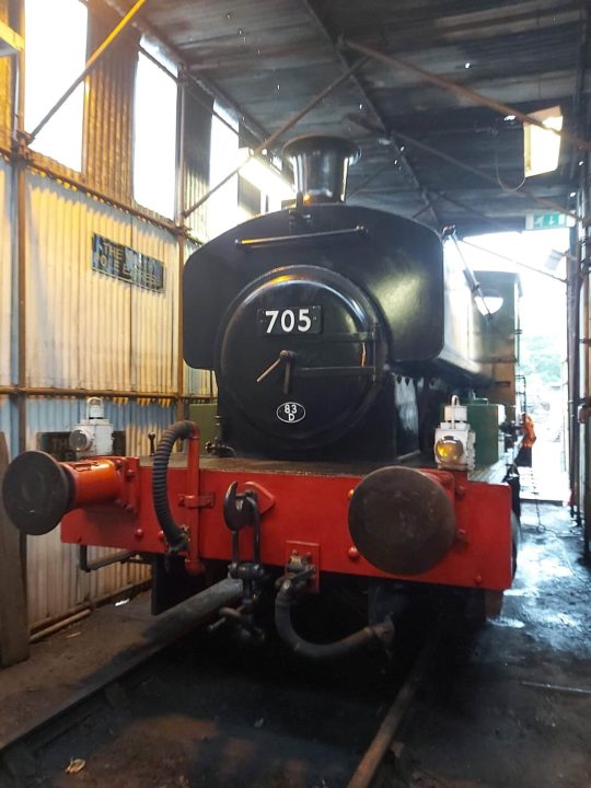 705 on the Plym Valley Railway