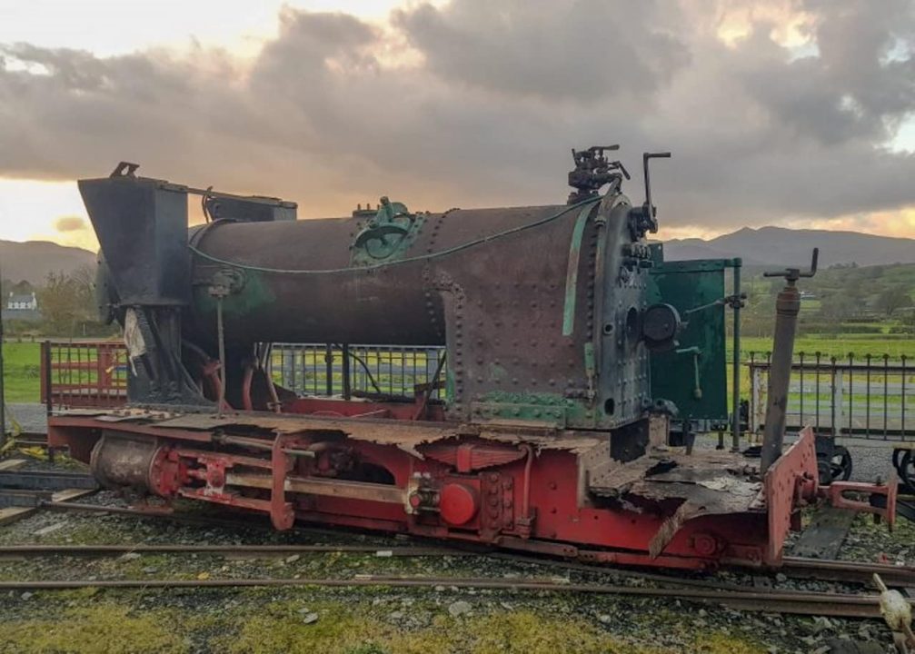 Avonside locomotive arrives at the Bala Lake Railway