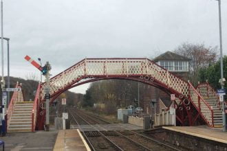 Prudhoe railway station footbridge reopens after £500,000 refurbishment