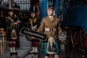 LNER HST nameplates Craigentinny plus Crest 