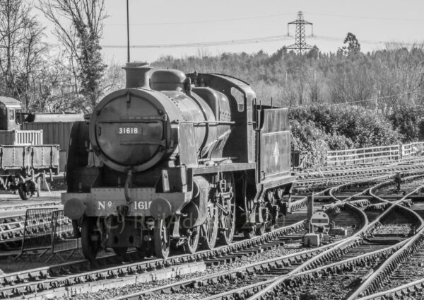 31618 at Sheffield Park on the Bluebell Railway