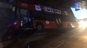 norbiton bus railway bridge strike