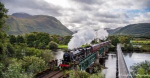 45407 The Lancashire Fusilier on The Jacobite Steam Train