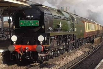 Steam locomotive 35028 Clan Line to pass through London and Croydon this Friday