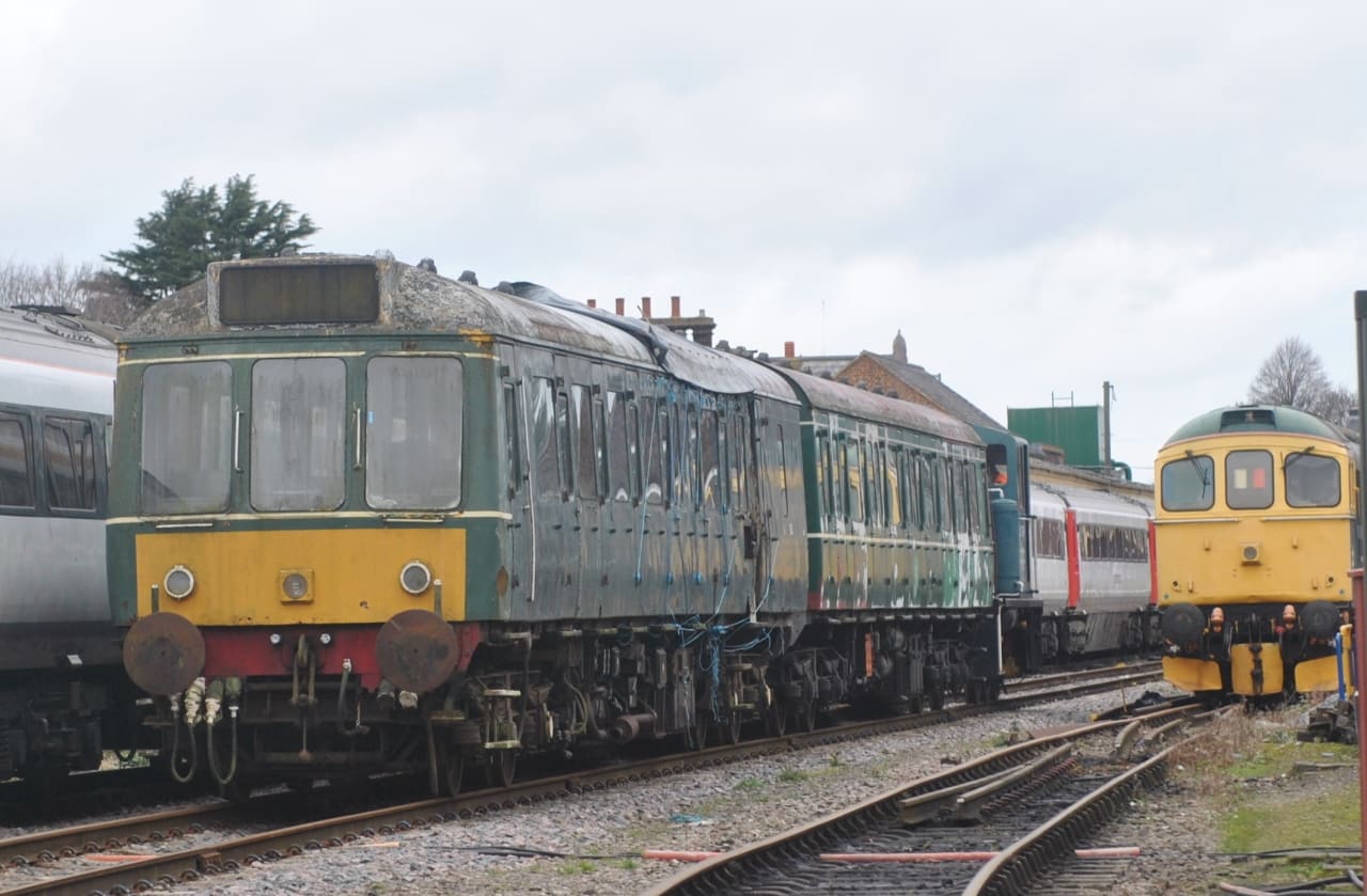 DMU shunting at Dereham