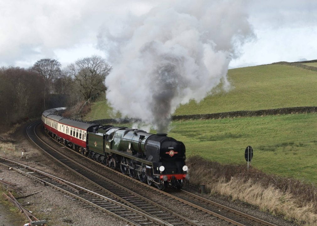 34046 Braunton at Chinley Junction