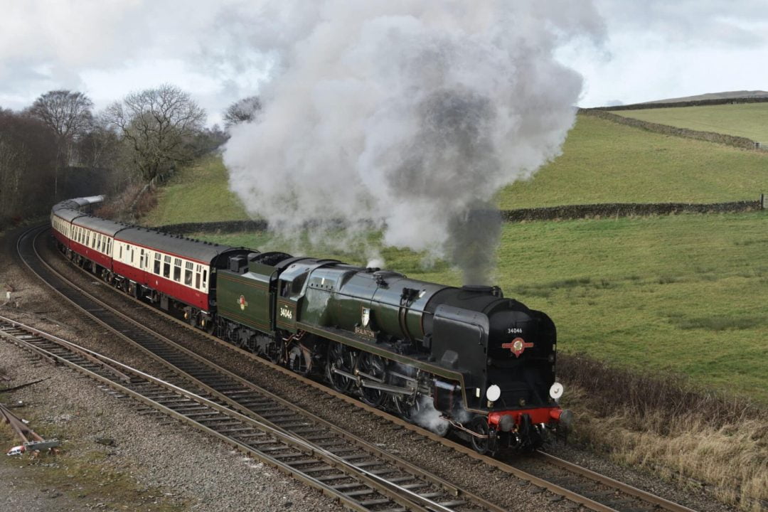 34046 Braunton at Chinley Junction