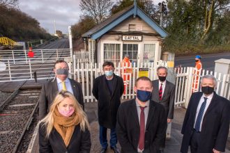 £9.8m upgrade of Knaresborough to Poppleton railway line upgrade completed