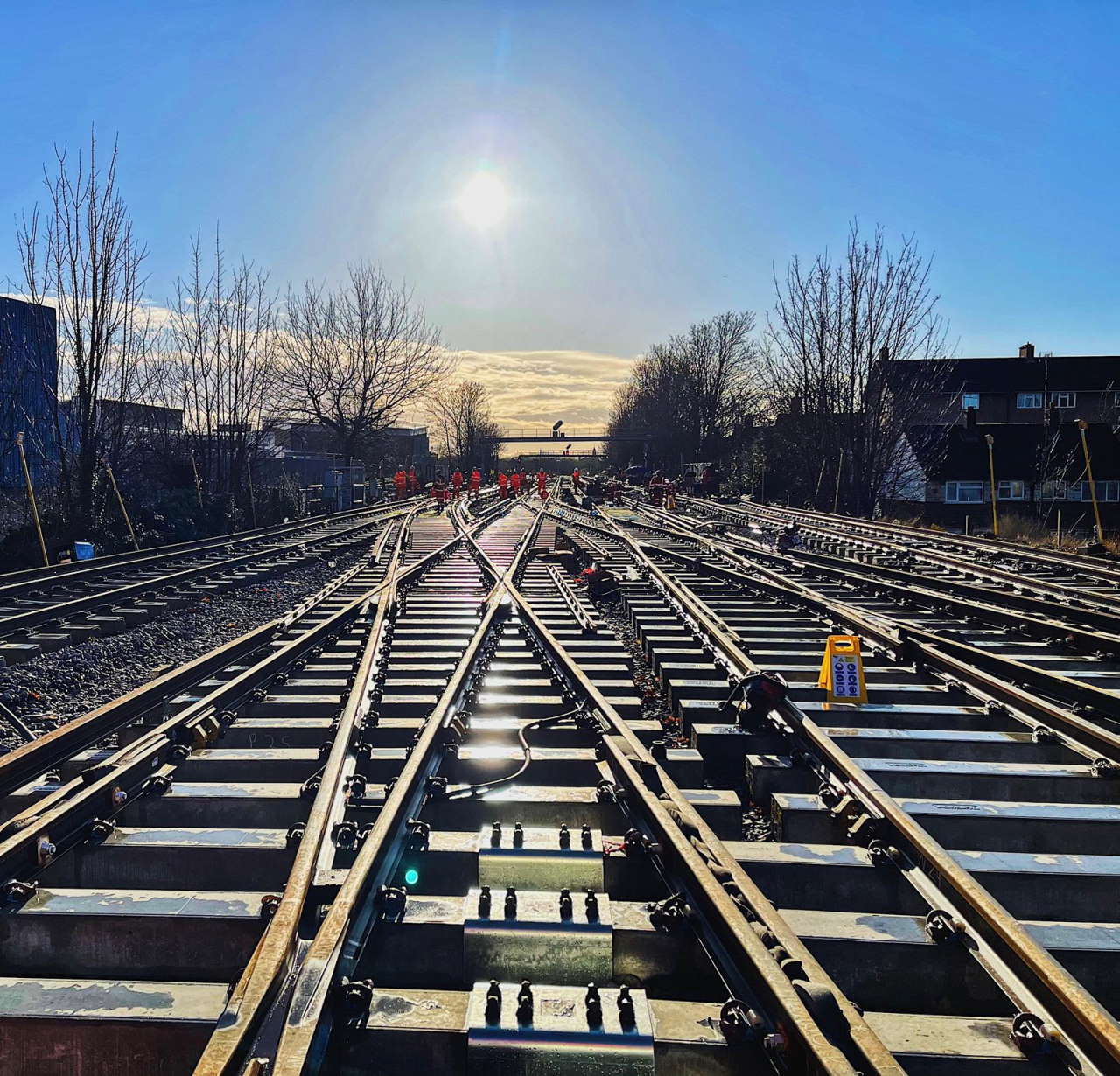 Parks Bridge Junction, Lewisham, London awaiting top stone