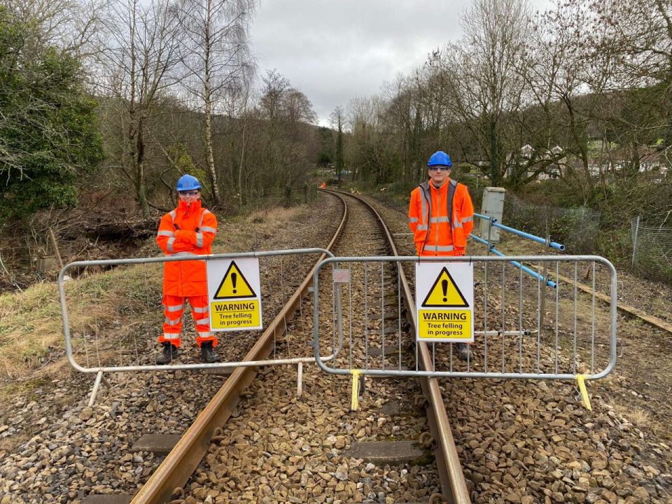 Apprentices Dylan Griffiths and Rhydian Llewellyn