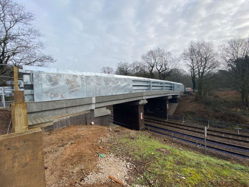 Eccles Heath Bridge complete