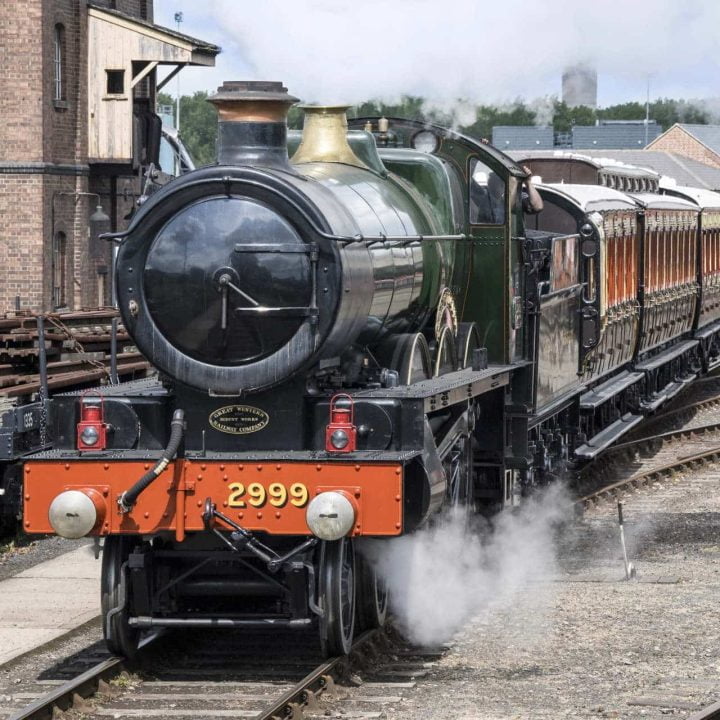 2999 Lady of Legend in steam at the Didcot Railway Centre