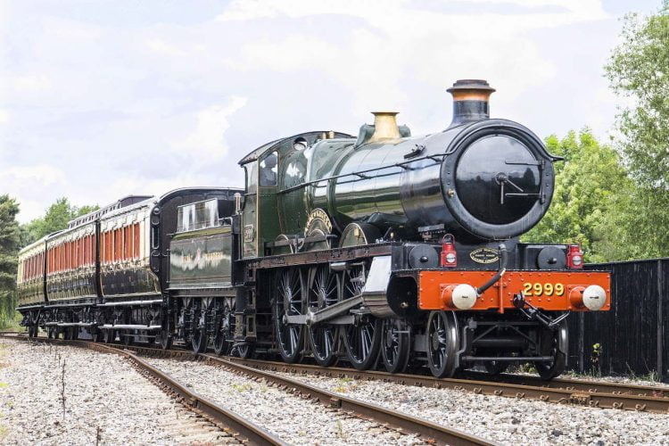 2999 Lady of Legend in steam at the Didcot Railway Centre