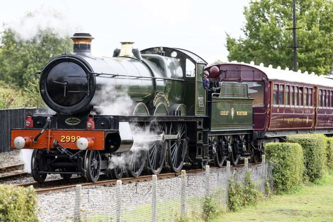 2999 Lady of Legend in steam at the Didcot Railway Centre