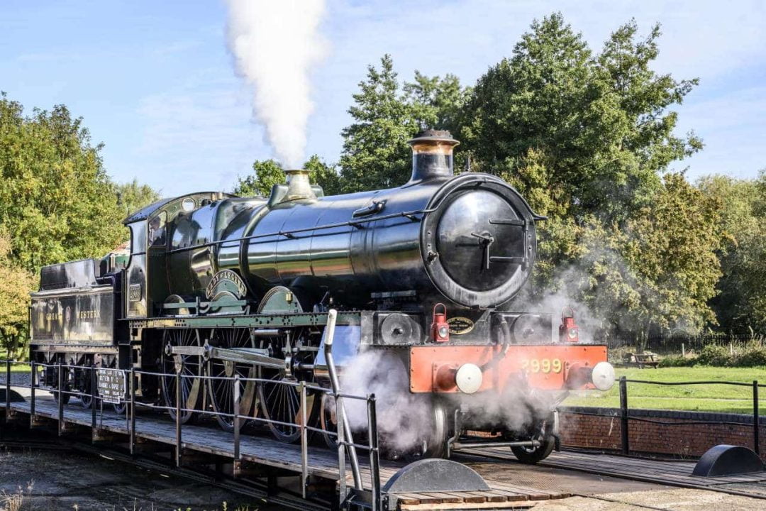 2999 Lady of Legend in steam at the Didcot Railway Centre