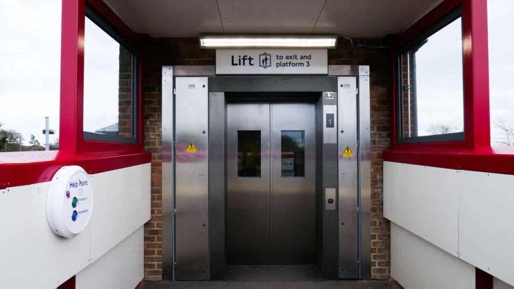 Amersham station lift, London Underground