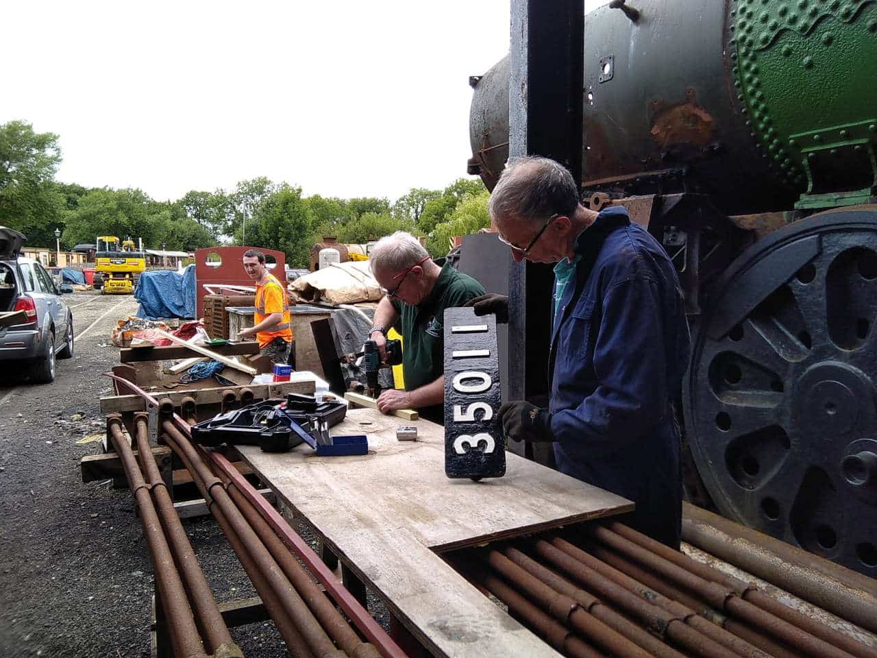 Work on 35011 General Steam Navigation