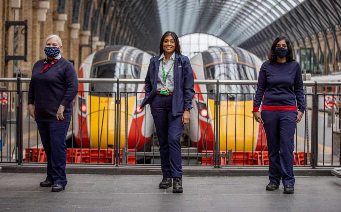 LNER drivers at London Kings Cross