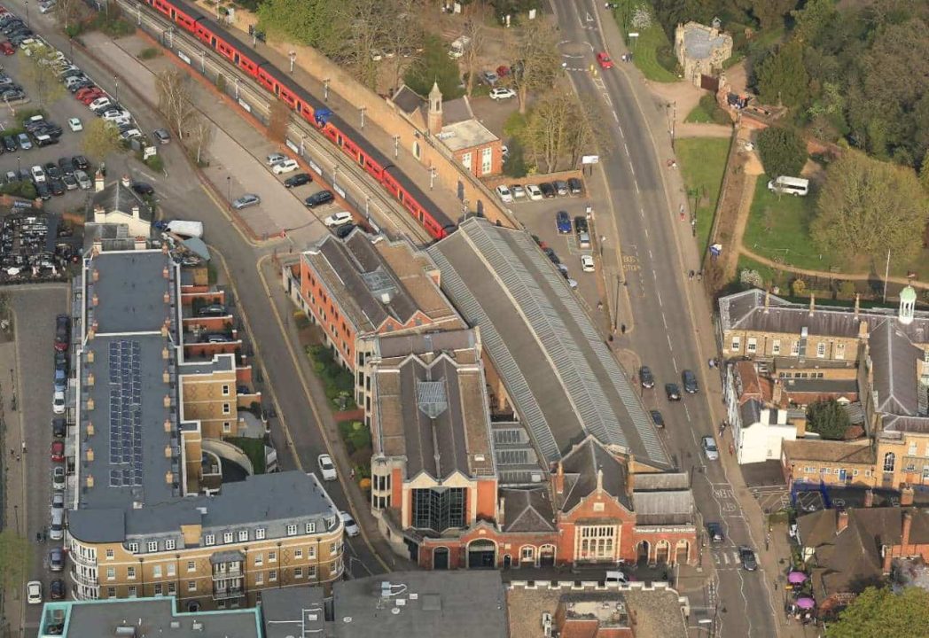 Windsor aerial view